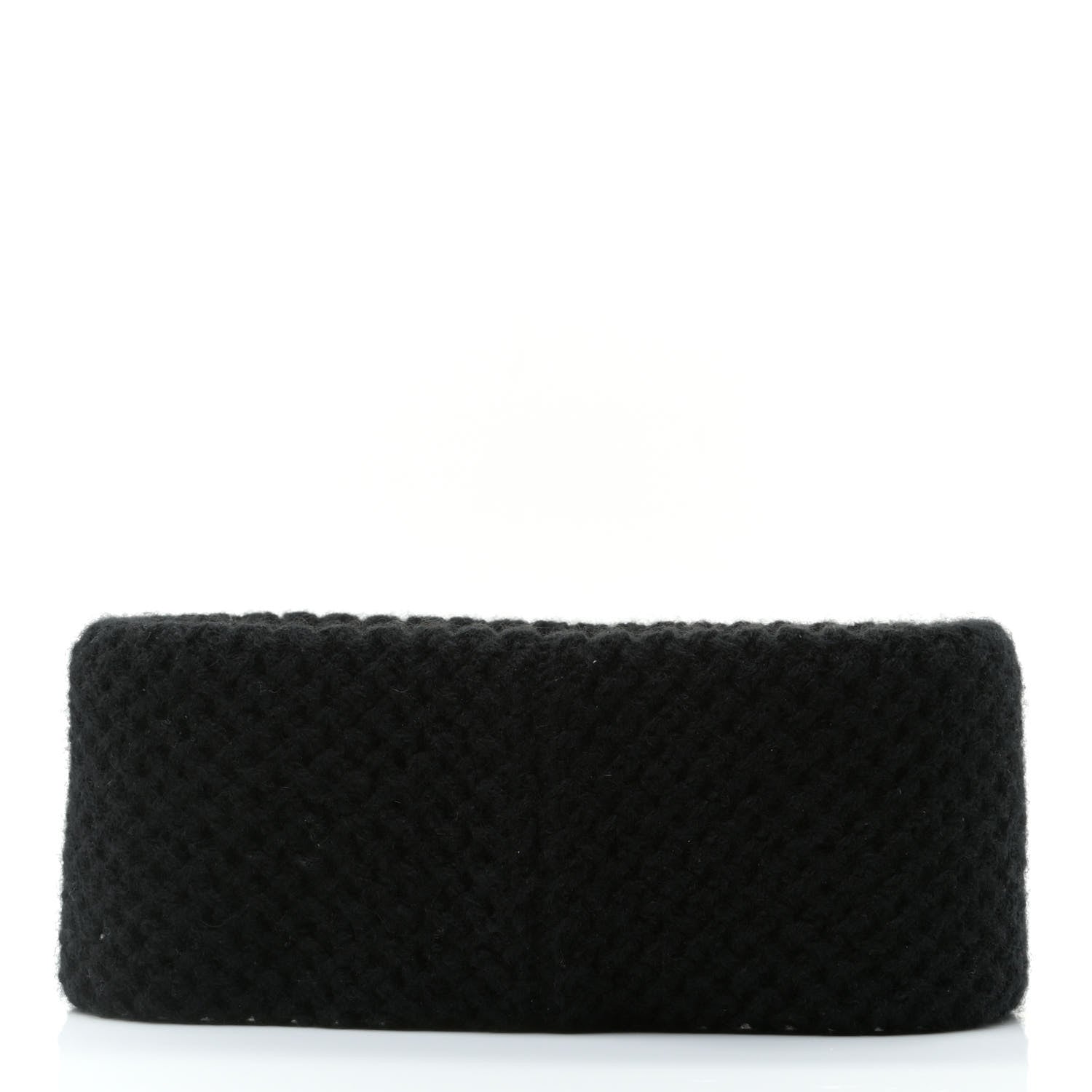 Chanel Cashmere CC Headband Black 3 of 4