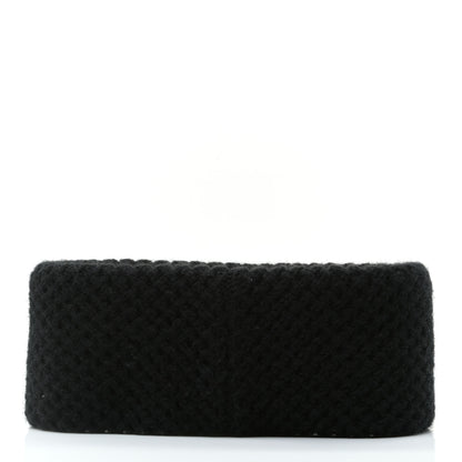 Chanel Cashmere CC Headband Black 3 of 4