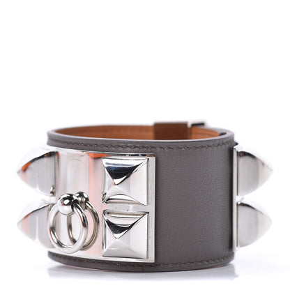 Hermes Swift Collier De Chien CDC Bracelet S Etain 1 of 7