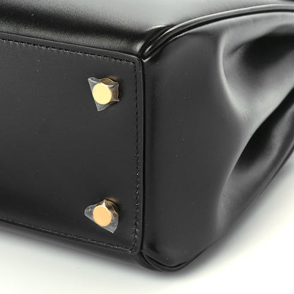 Celine Satinated Calfskin Small 16 Top Handle Bag Black 8 of 8