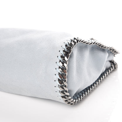 Stella McCartney Shaggy Deer Mini Falabella Fold Over Tote Light Blue 10 of 12