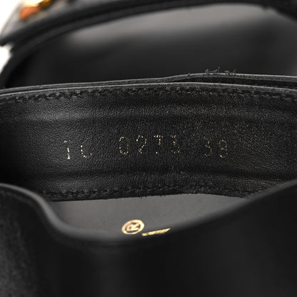 Louis Vuitton Lambskin Sunset Comfort Flat Sandals 38 Black 6 of 8