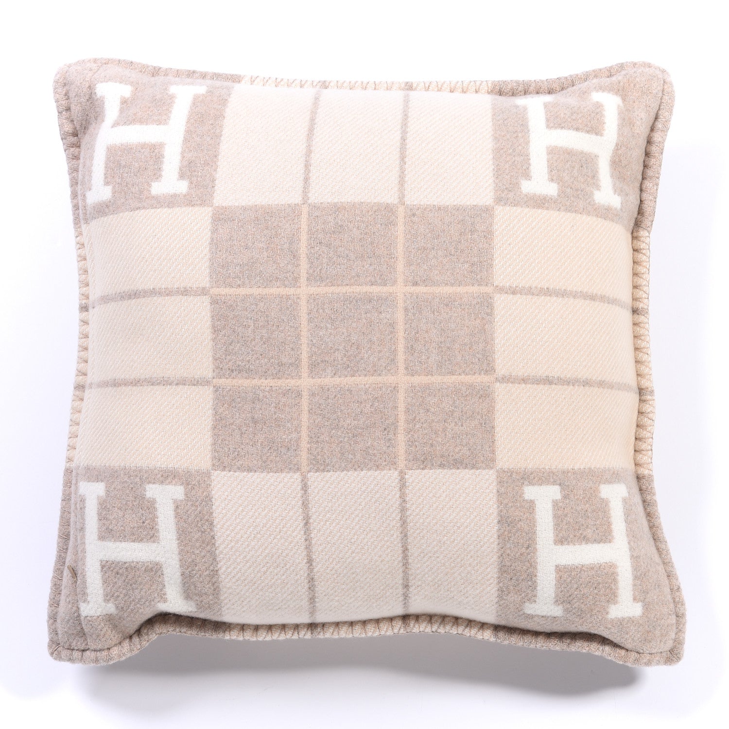 Hermes Wool Cashmere Avalon III Pillow PM Coco Camomille 2 of 3