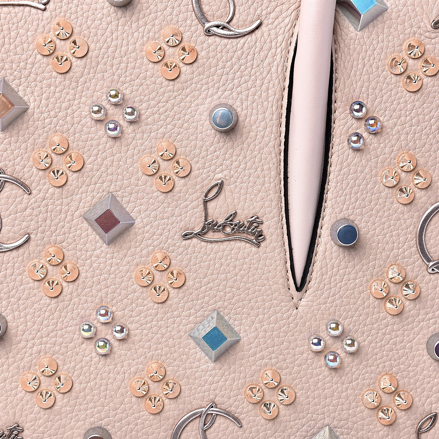 Calfskin Spikes Loubinthesky Medium Paloma Ballerina