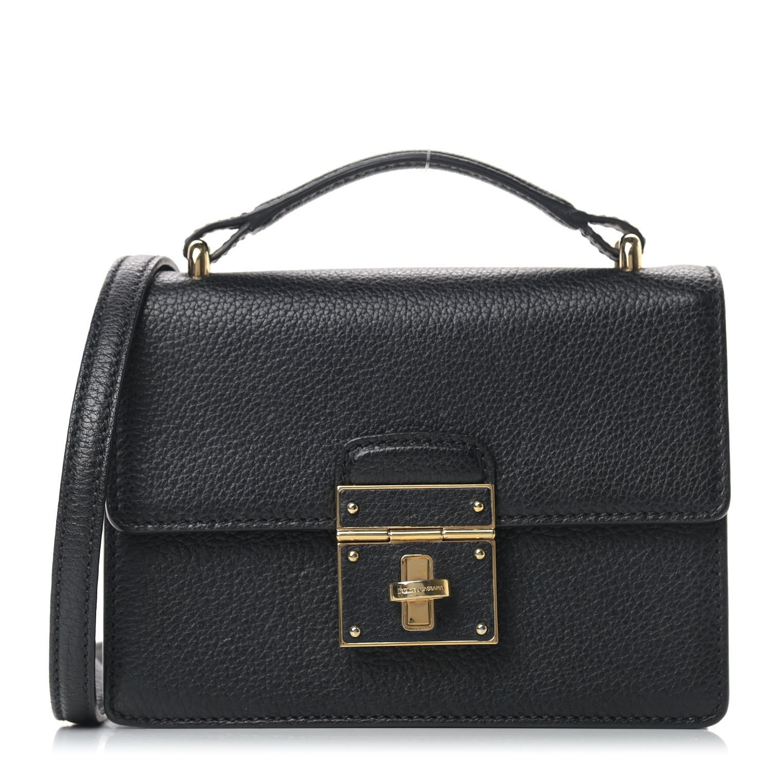 Dolce & Gabbana Calfskin Box Bag Black 1 of 10