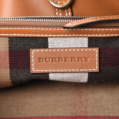 Burberry Canvas Mega Check Medium Maidstone Saddle Brown 5 of 10