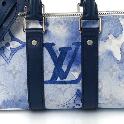 Louis Vuitton Monogram Watercolor Keepall XS Blue 8 of 10