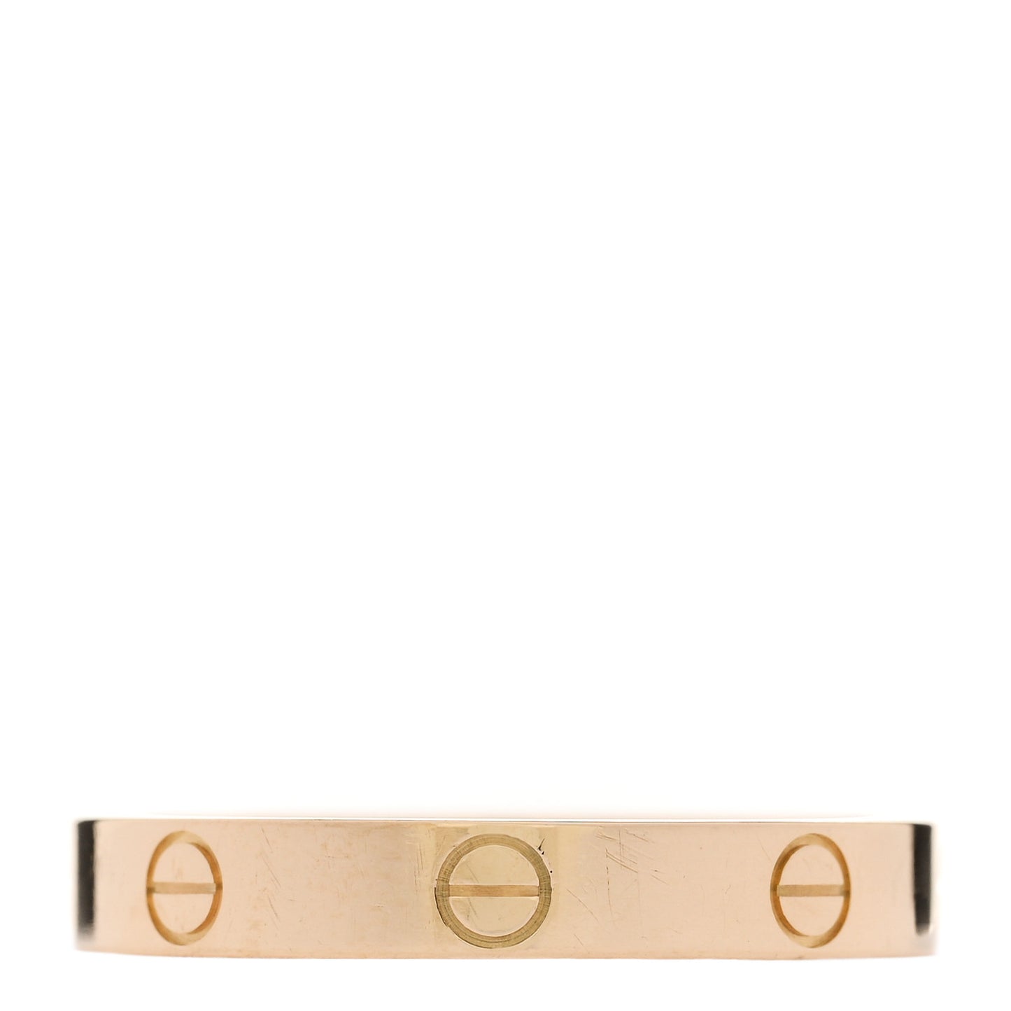 18K Yellow Gold 3.5mm LOVE Wedding Band Ring 64 10.75
