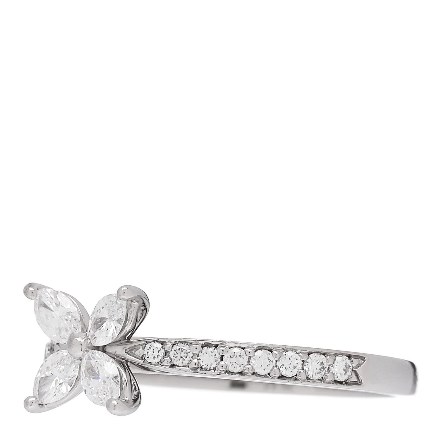 Tiffany Platinum Diamond .44ctw Victoria Ring 54 7 3 of 7