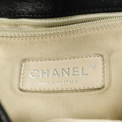 Chanel Washed Lambskin Quilted Maxi Chain Around Flap Black 6 of 7