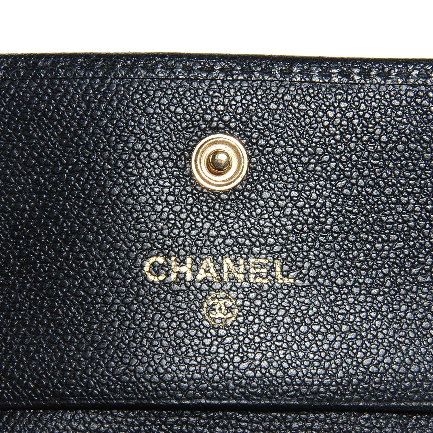 Chanel Leather CC Compact Wallet Black 5 of 7
