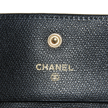 Chanel Leather CC Compact Wallet Black 5 of 7