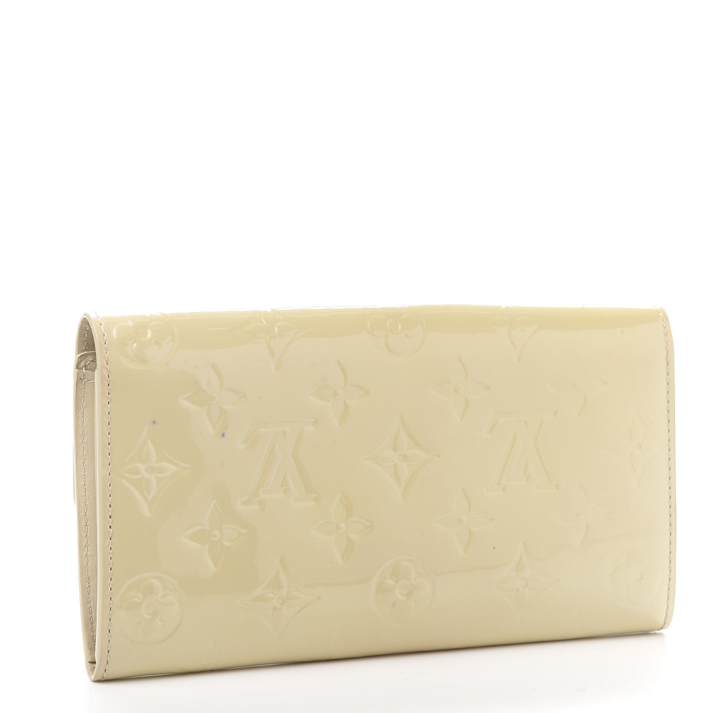 Vernis Sarah Wallet Blanc Corail