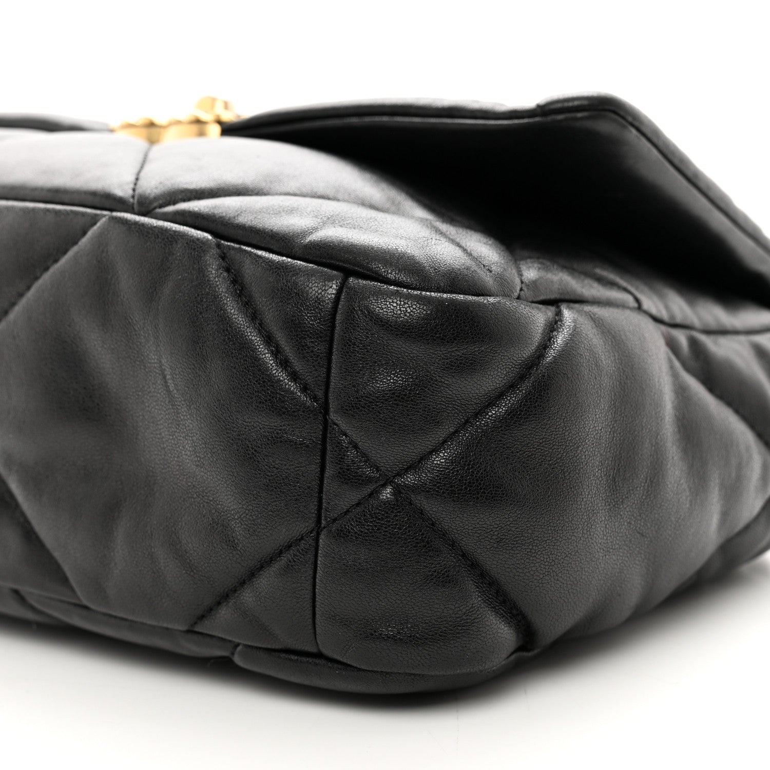 Chanel Lambskin Quilted Medium Chanel 19 Flap Black 9 of 10