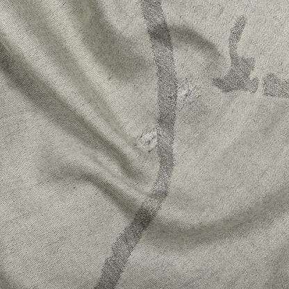 Chanel Cashmere Airplane CC Fringe Scarf Grey 3 of 5