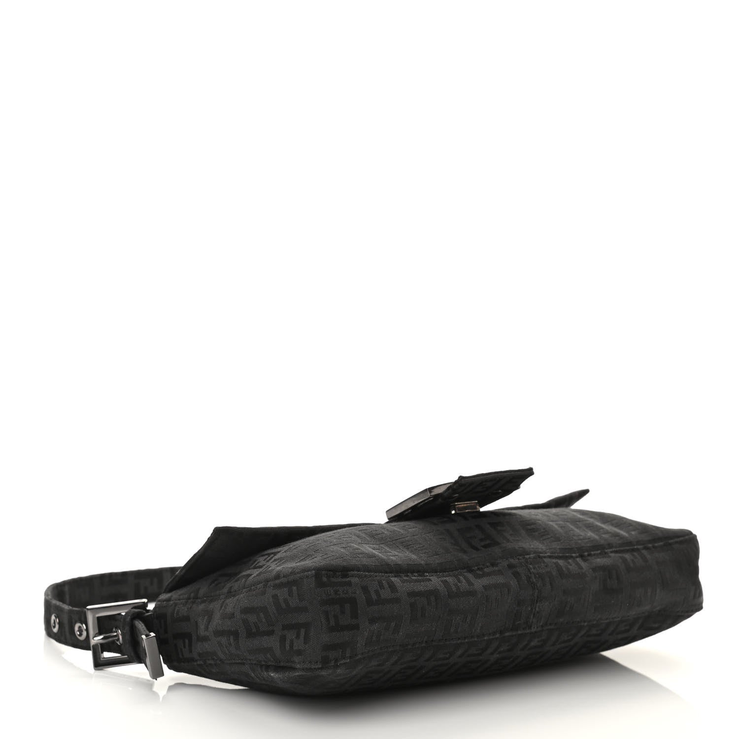 Fendi Zucchino Baguette Black 4 of 9