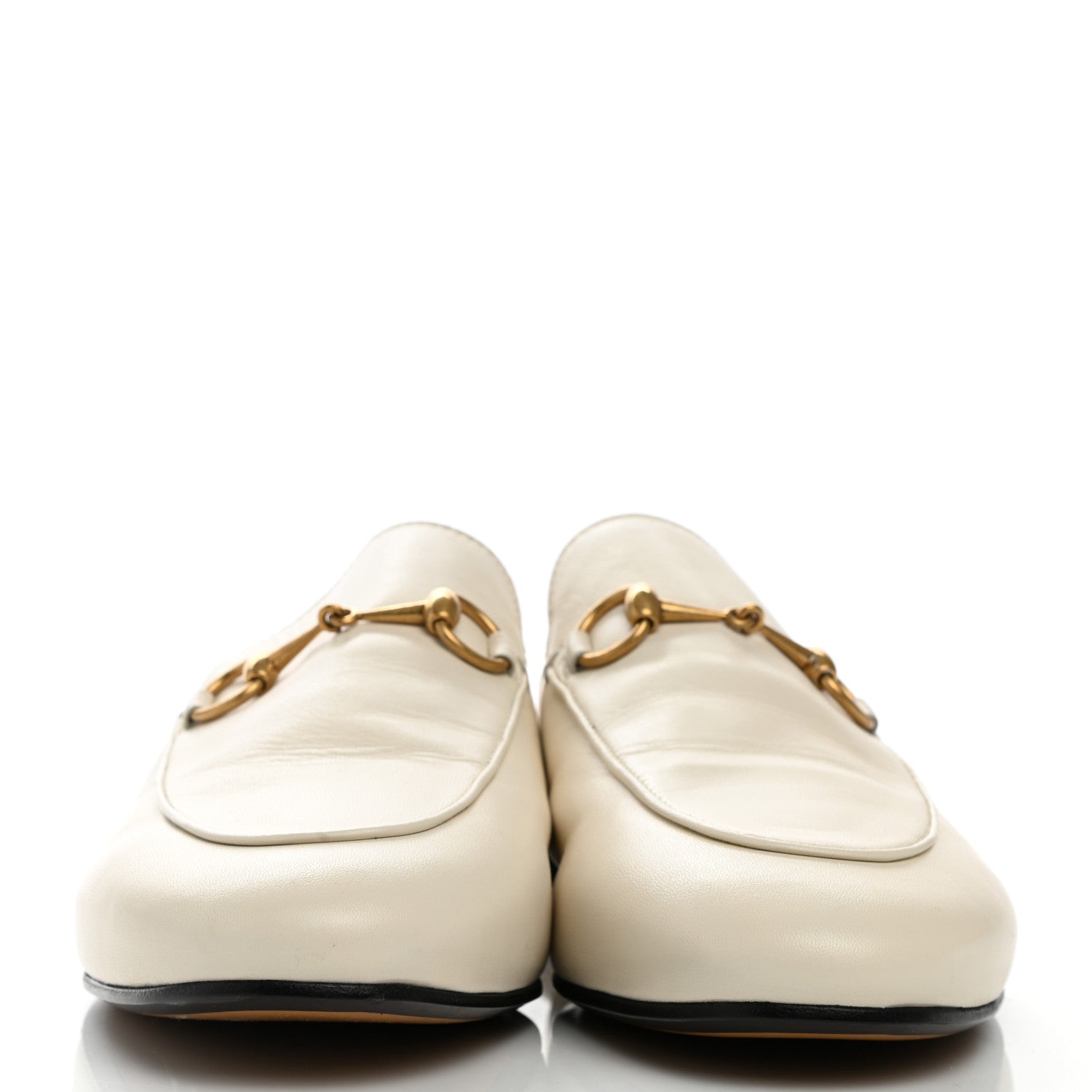 Gucci Malaga Kid Womens Princetown Slippers 38 Mystic White 2 of 9