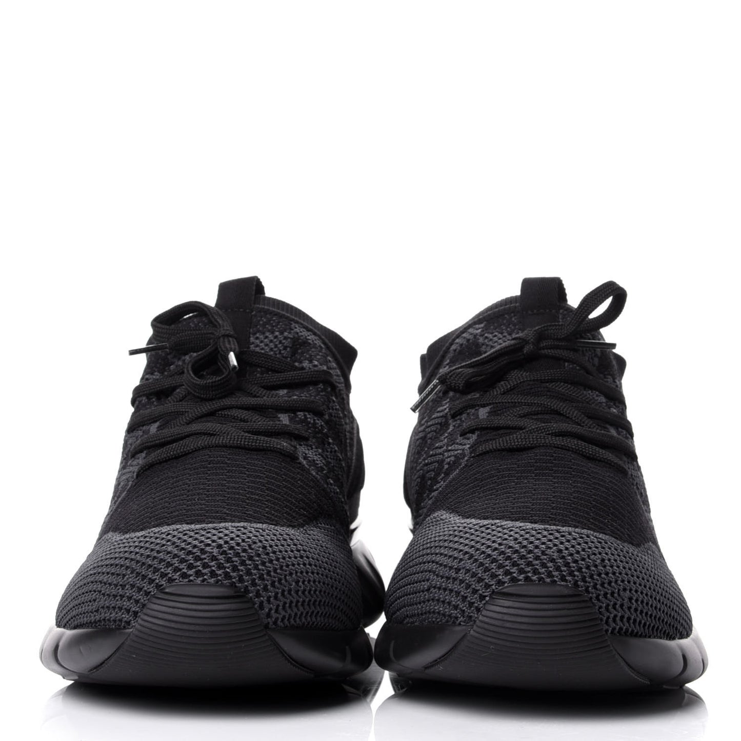 Knit Damier Fastlane Sneakers 10.5 Graphite