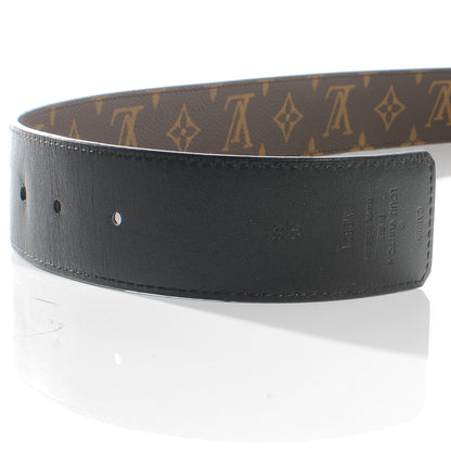 Louis Vuitton Macassar Monogram LV Initiales Reversible Belt95 38 4 of 6