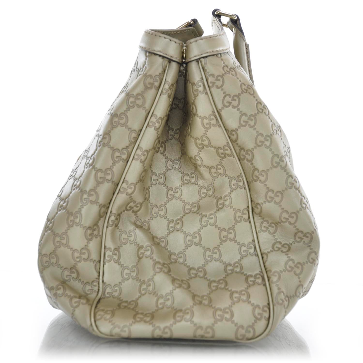 Gucci Guccissima Large Sukey Champagne 4 of 9