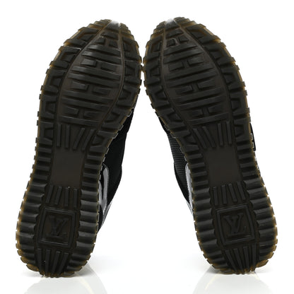 Louis Vuitton Suede Monogram Run Away Sneakers 36 Black 5 of 8