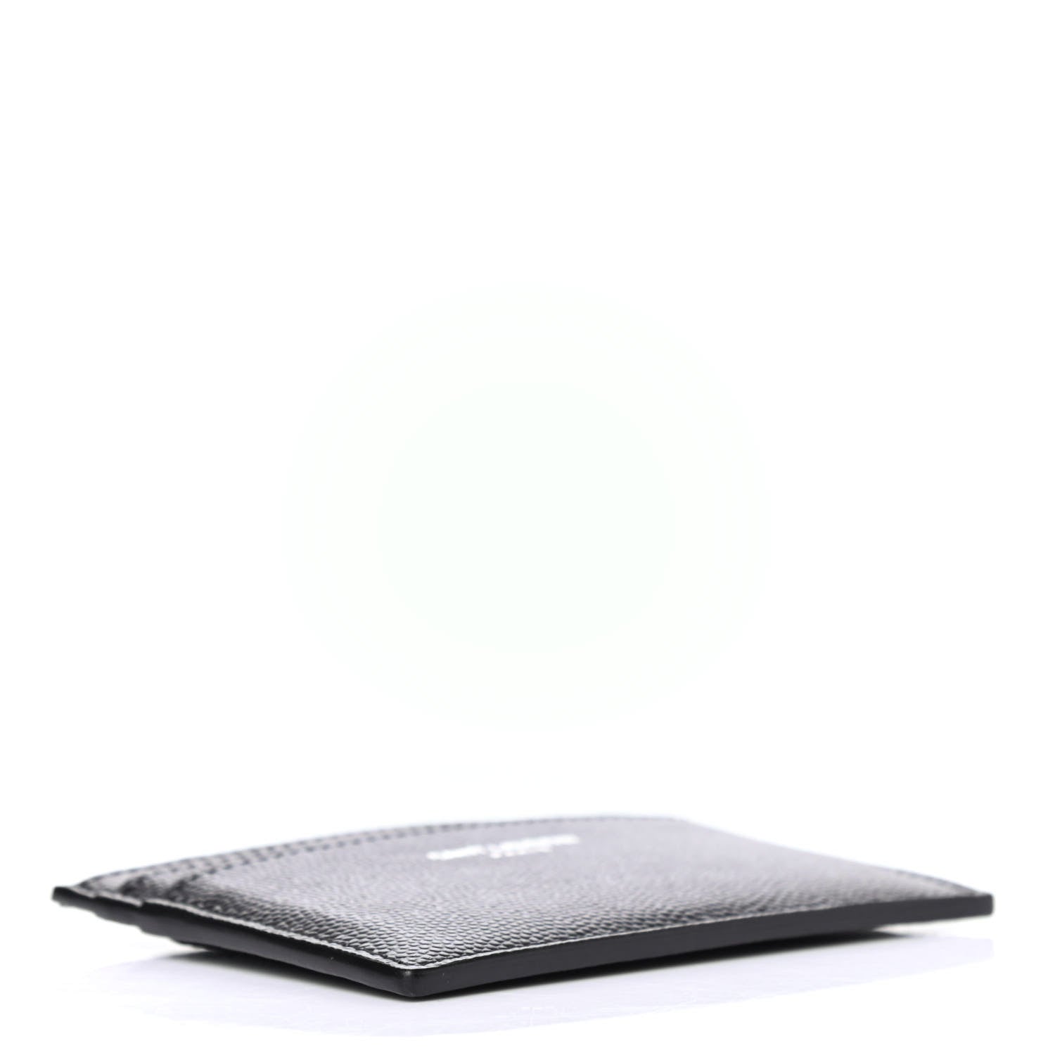 Saint Laurent Grain De Poudre Card Case Black 3 of 4
