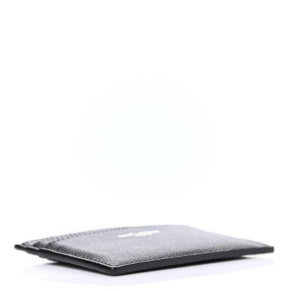 Saint Laurent Grain De Poudre Card Case Black 3 of 4