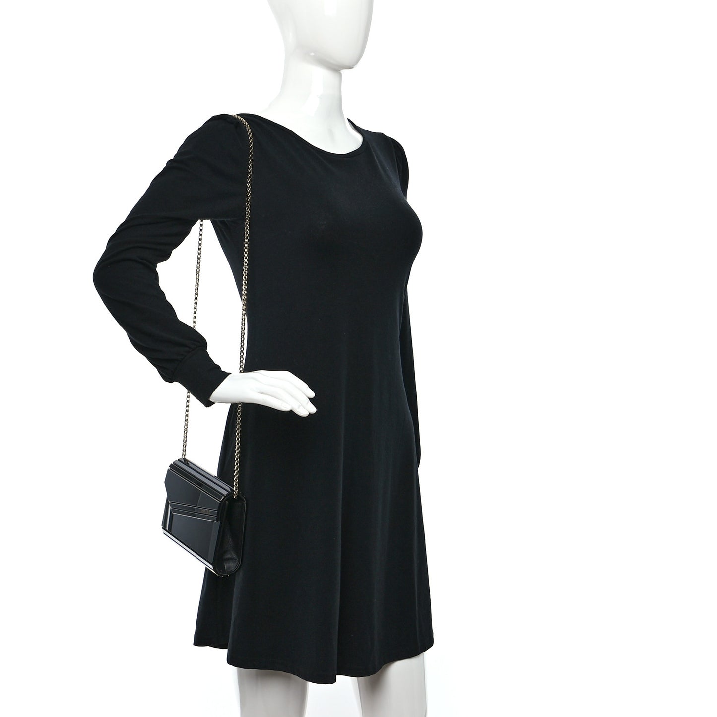 Acrylic Candy Clutch Black