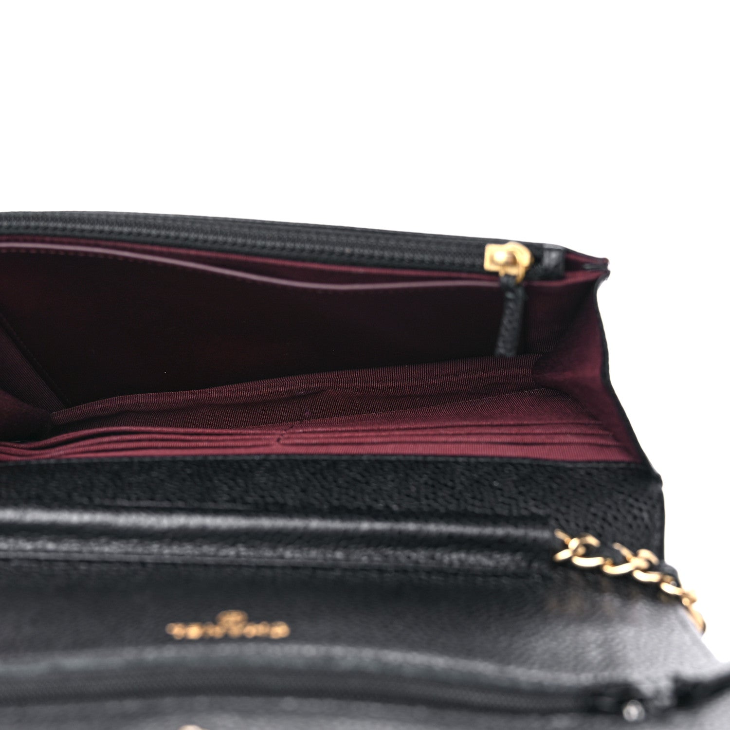Chanel Caviar Quilted Wallet on Chain WOC Black 5 of 12