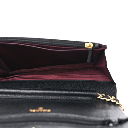 Chanel Caviar Quilted Wallet on Chain WOC Black 5 of 12