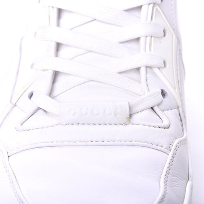 Gucci Calfskin Mens High Top Sneakers 9 White 9 of 10