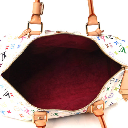 Louis Vuitton Monogram Multicolor Keepall 45 White 5 of 16