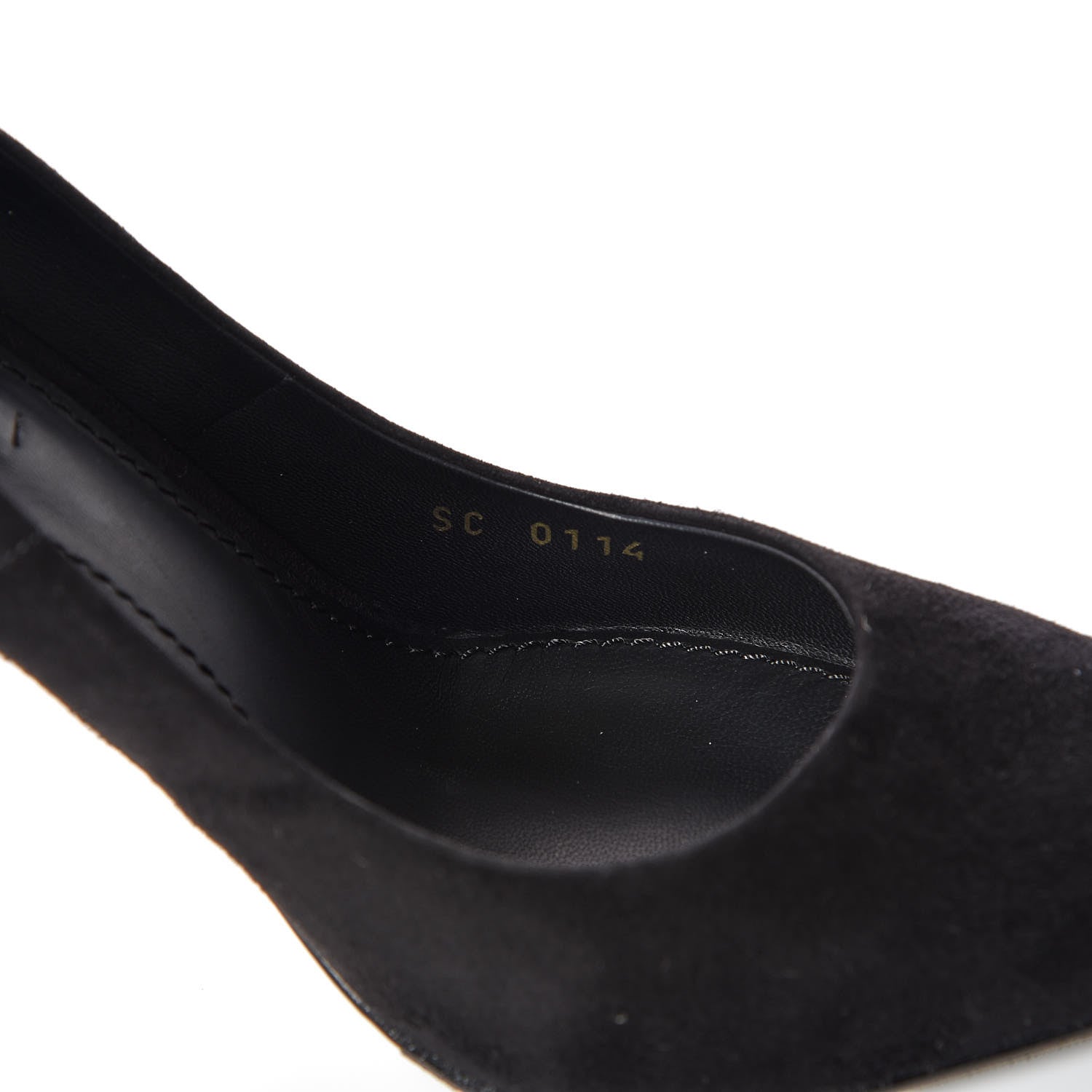 Louis Vuitton Suede Eyeline Pumps 39 Black 10 of 15