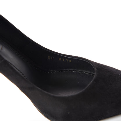 Louis Vuitton Suede Eyeline Pumps 39 Black 10 of 15