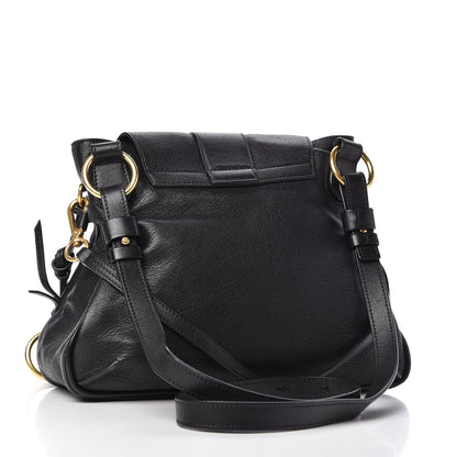 Chloe Grained Lambskin Calfskin Small Lexa Shoulder Bag Black 3 of 9