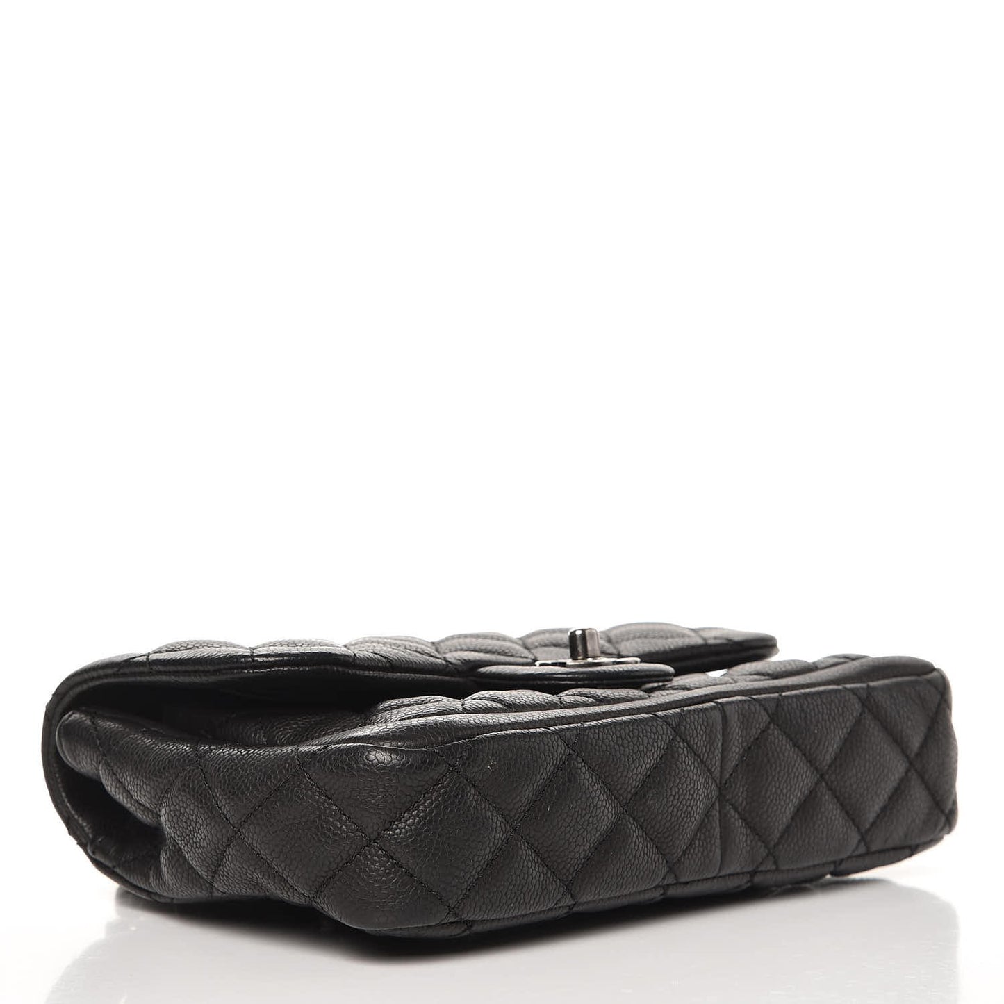 Caviar Quilted Medium Now and Forever Flap Black