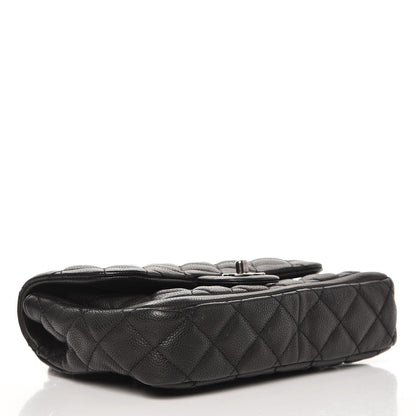 Chanel Caviar Quilted Medium Now and Forever Flap Black 4 of 8