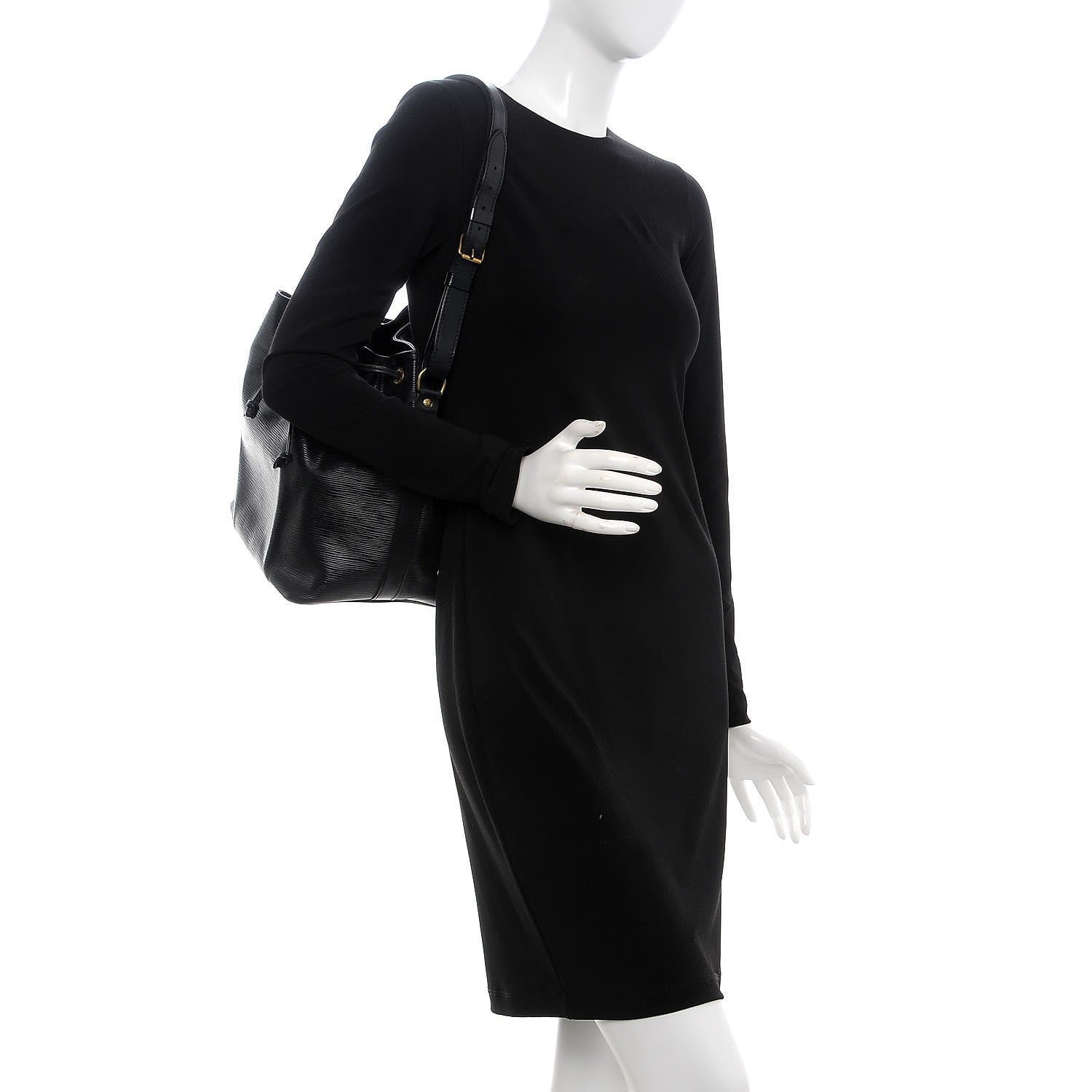 Louis Vuitton Epi Petit Noe Black 2 of 10