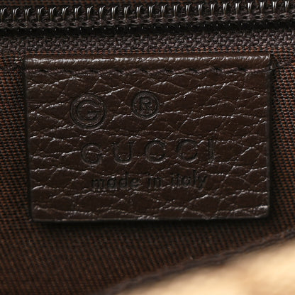 Gucci Monogram Flap Messenger Bag Beige Dark Brown 6 of 13