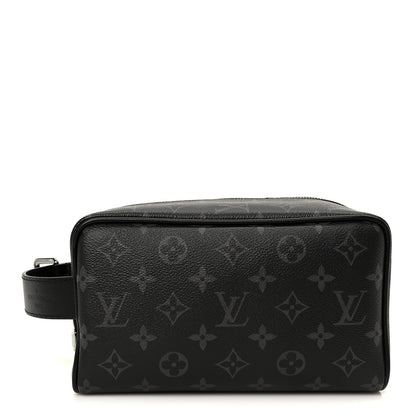 Louis Vuitton Monogram Eclipse Dopp Kit Toilet Pouch 1 of 8