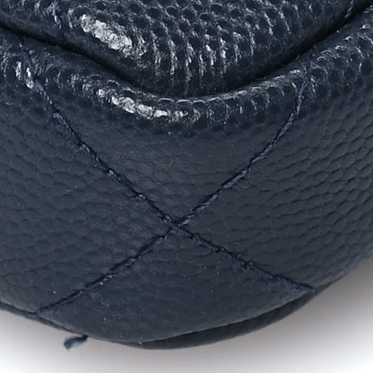 Chanel Caviar Quilted Small Clutch With Chain Blue 11 of 11