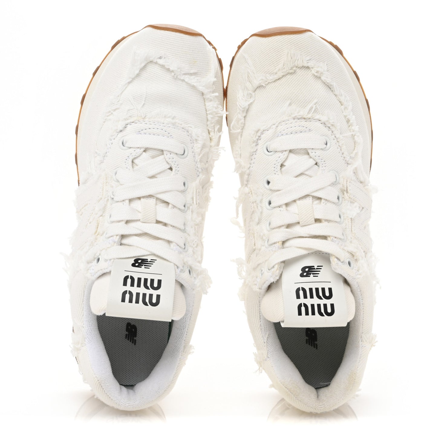 X NEW BALANCE Denim 574 Sneakers 37 White