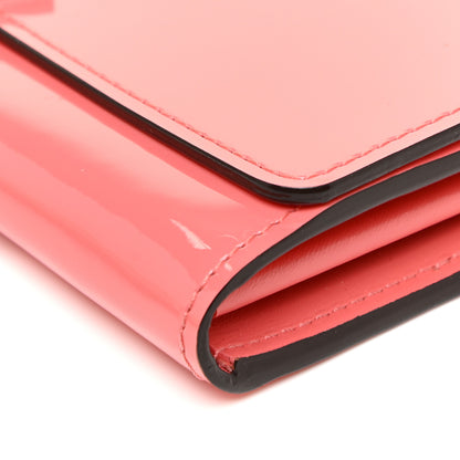 Louis Vuitton Patent Louise Wallet Rose Litchi 9 of 10
