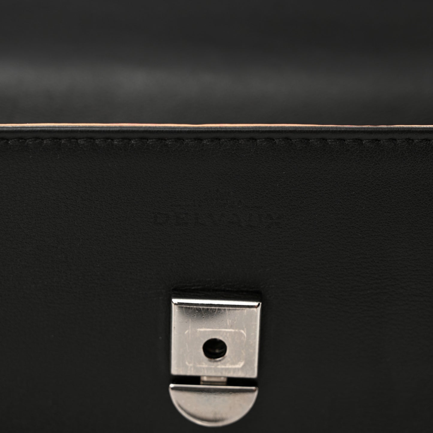 Calfskin MM Tempete Satchel Black