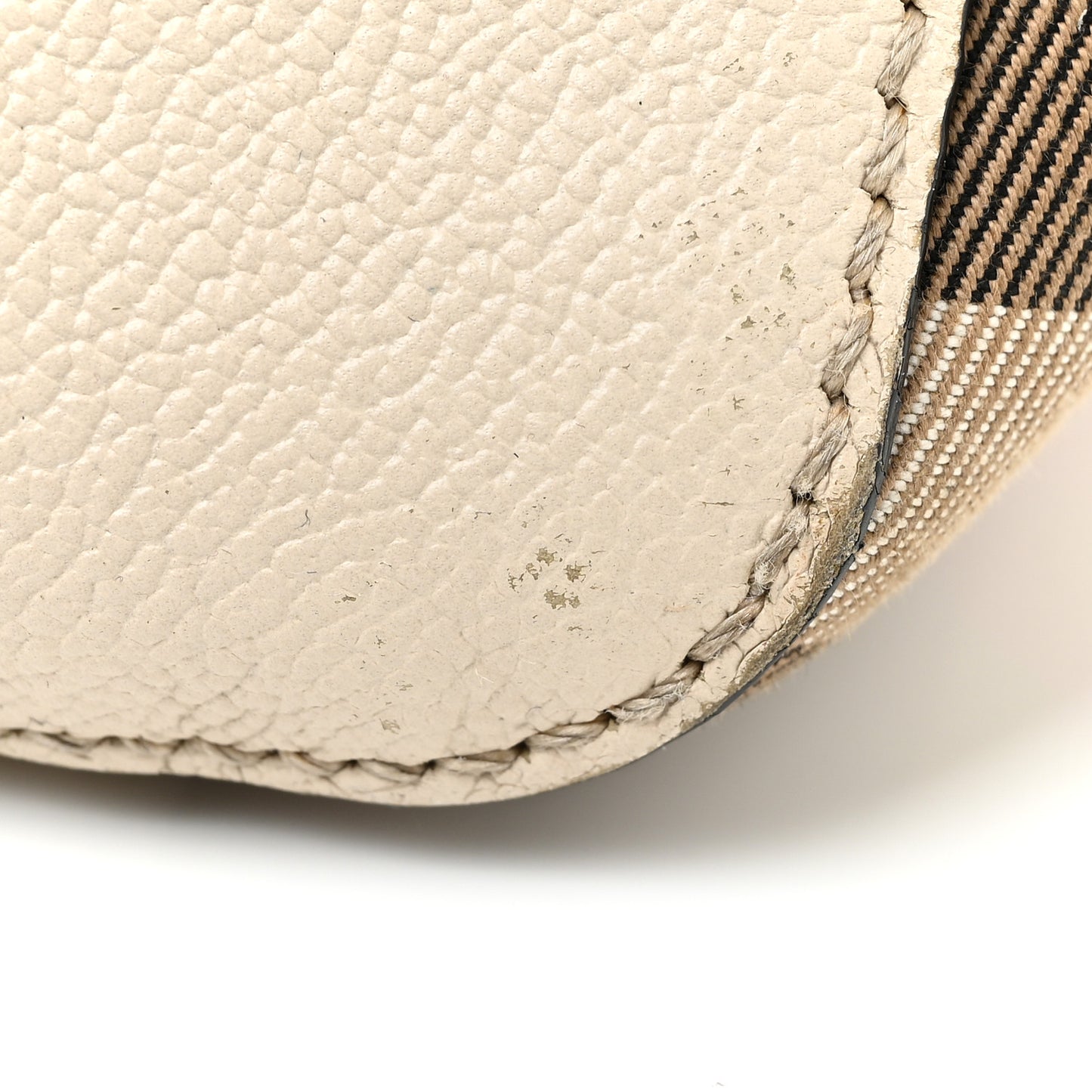 Soft Grain Calfskin House Check Small Helmsley Crossbody Limestone