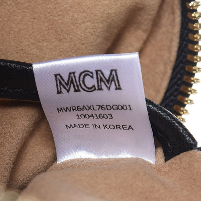 MCM Metallic Visetos Camera Crossbody Bag Gold 9 of 10