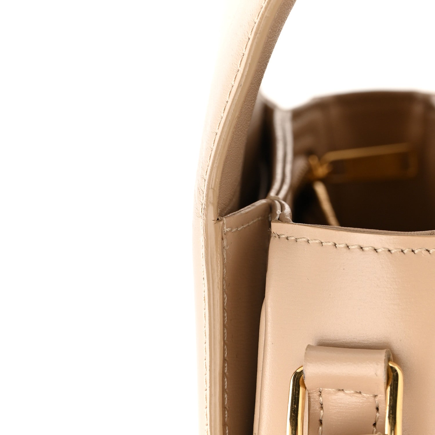Celine Shiny Calfskin Teen Triomphe Nude 14 of 23