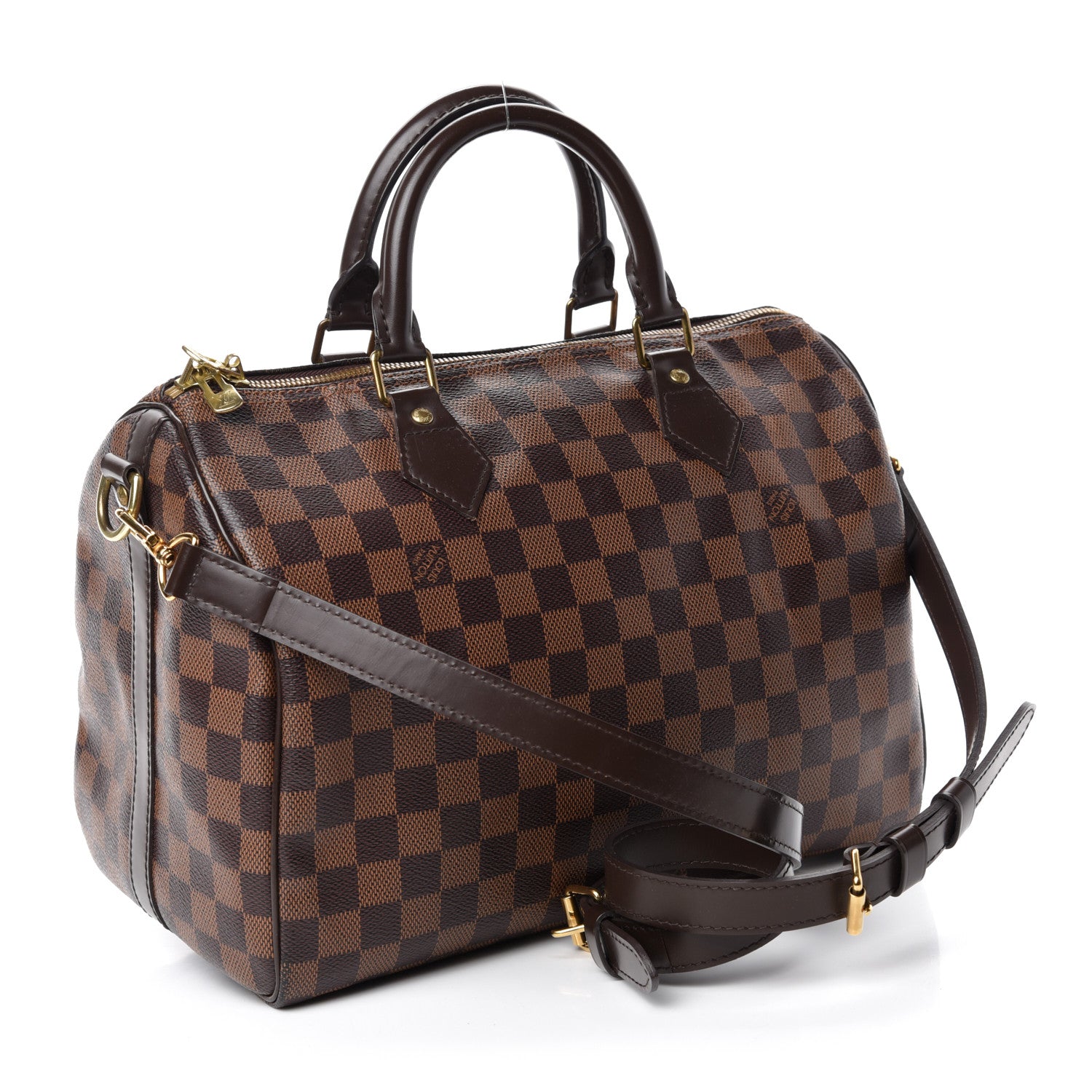 Louis Vuitton Damier Ebene Speedy Bandouliere 30 3 of 10