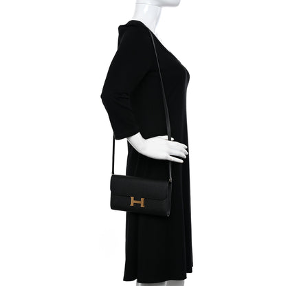 Hermes Epsom Constance Wallet To Go Black 2 of 10