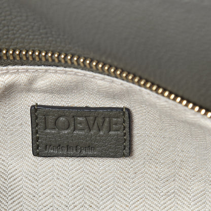 Loewe Grained Calfskin Medium Puzzle Bag Oat Khaki Green 6 of 9